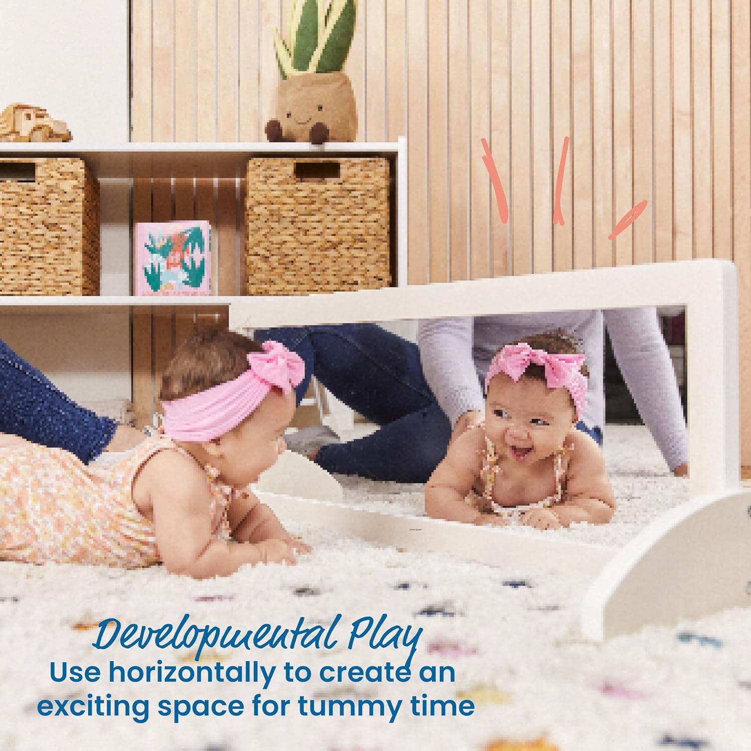 Espejo Bi-Direccional ECR4Kids para Niños - Lavado Blanco