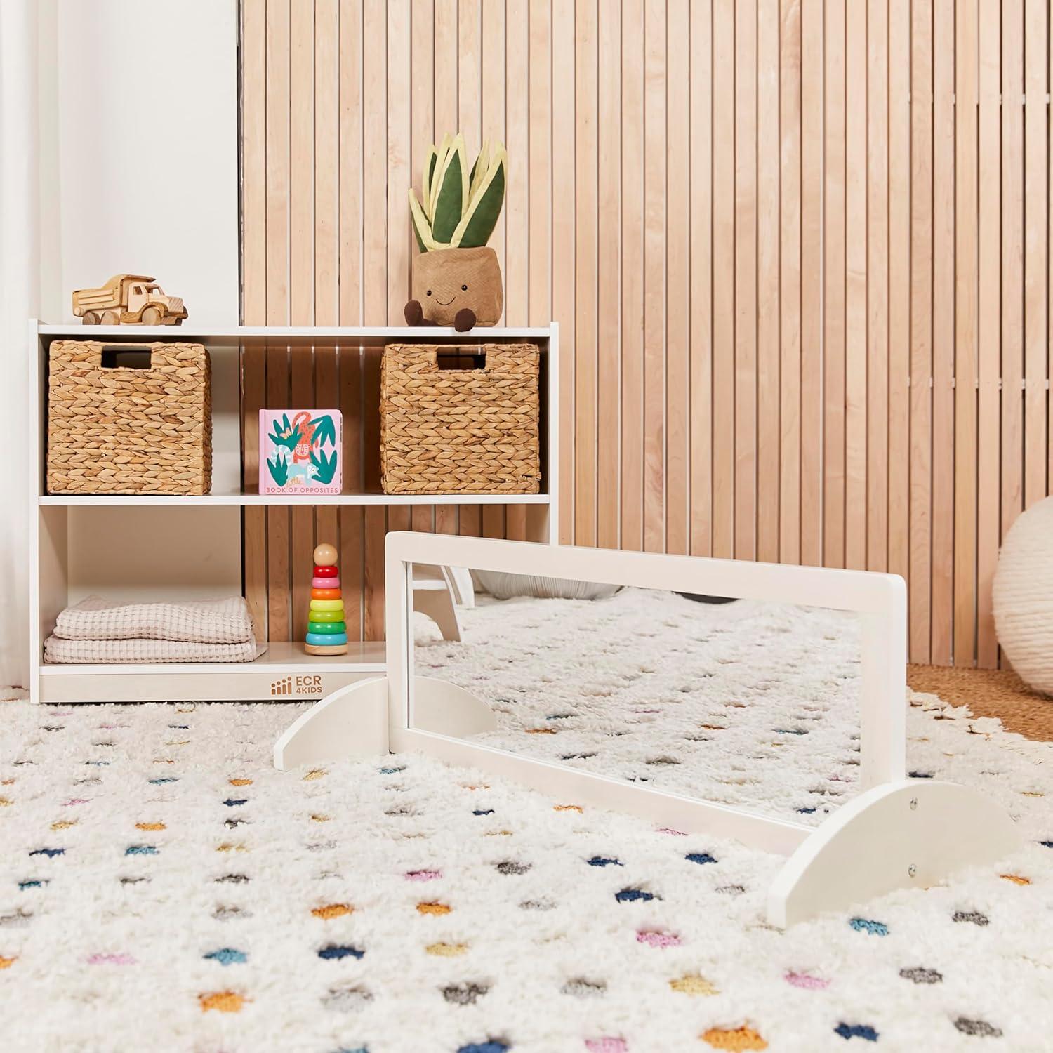 Espejo Bi-Direccional ECR4Kids para Niños - Lavado Blanco