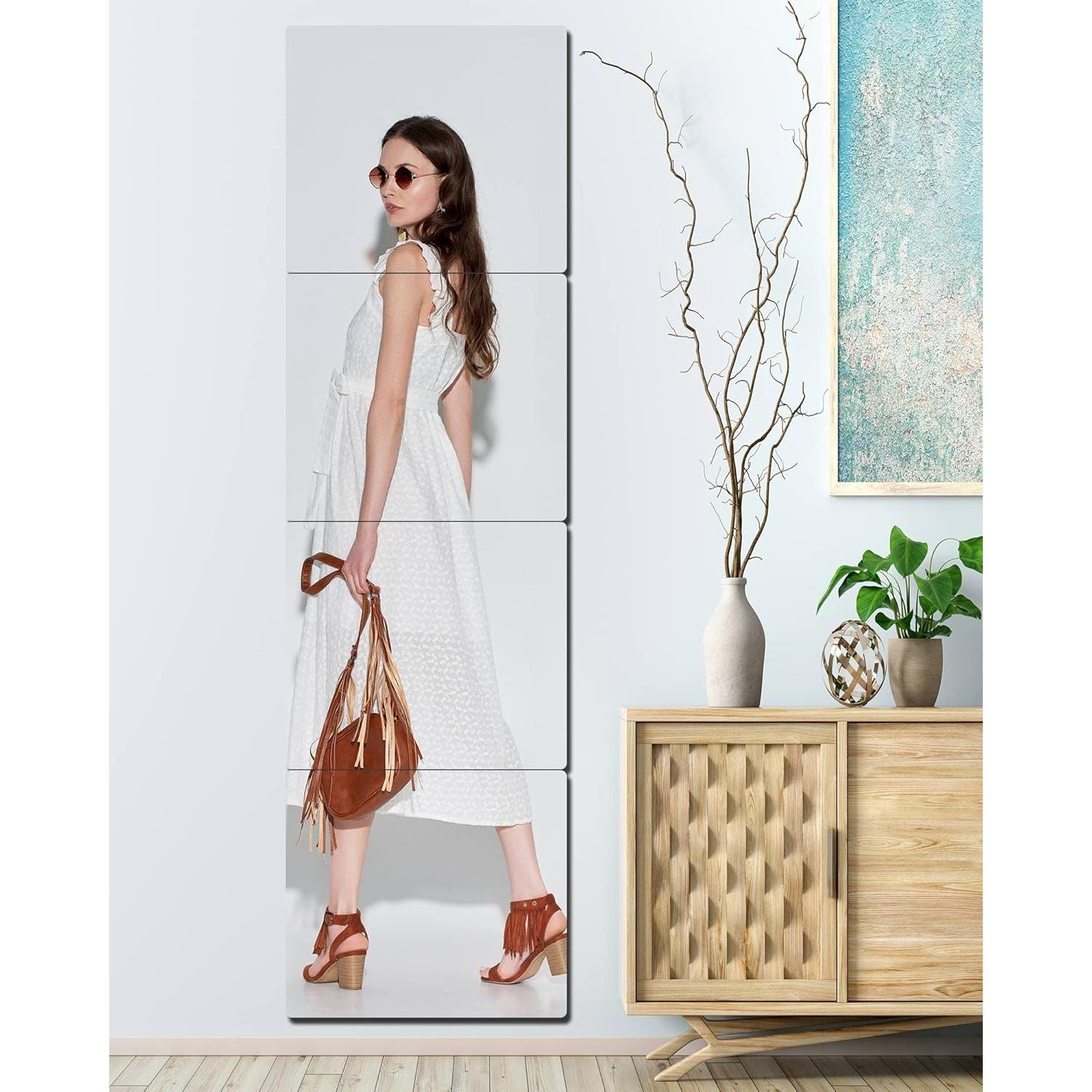 Espejo Irrompible BQRIS 4 Piezas 30x30 cm Autoadhesivo