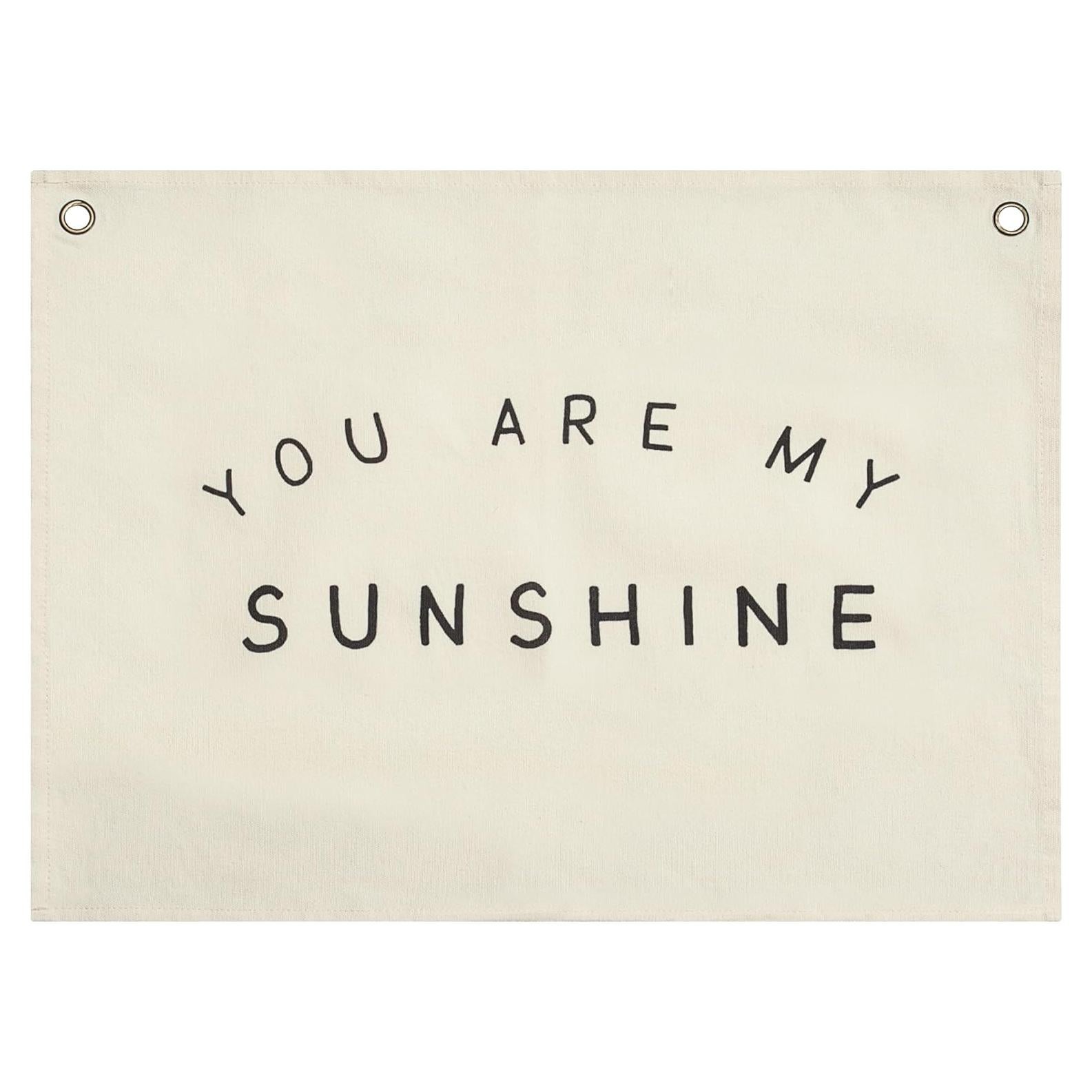 Banner de Lienzo para Niños Lyla & Sage - Decoración Beige