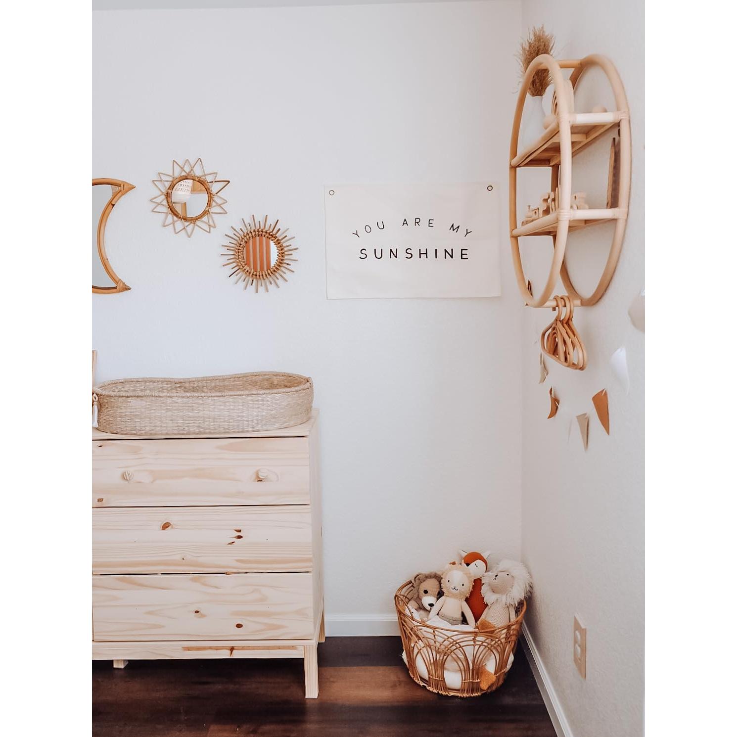 Banner de Lienzo para Niños Lyla & Sage - Decoración Beige