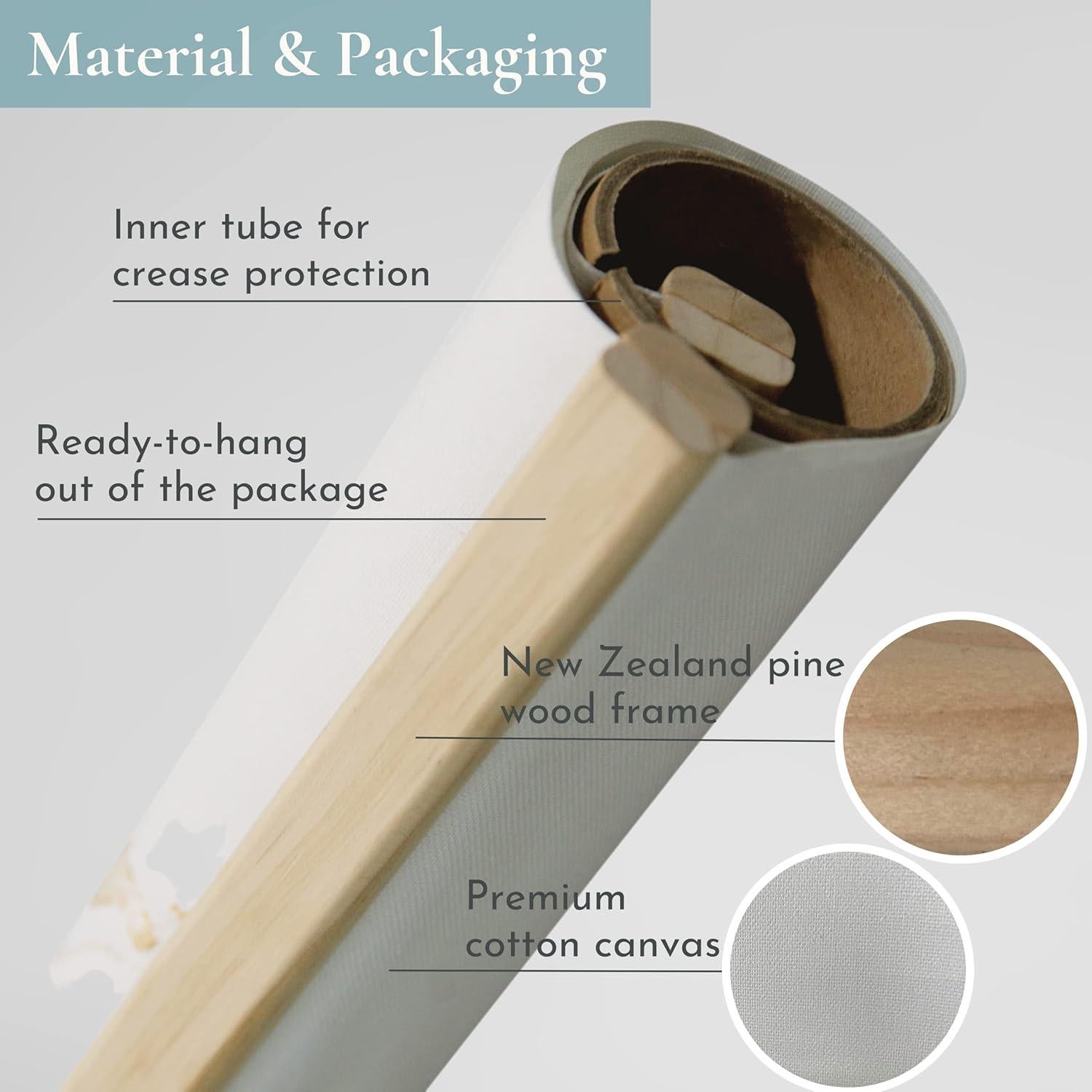 Póster Mapa Mundial Bordado Bon et Beau 81 x 61 cm Decoración