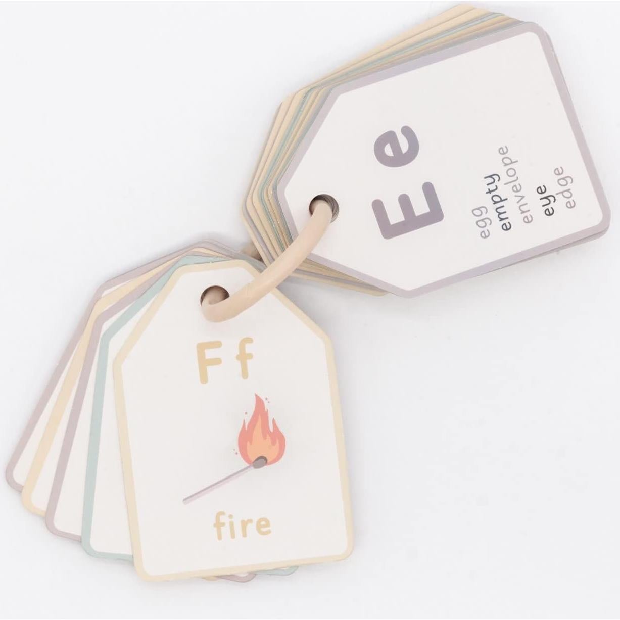 Tarjetas de Flash ABC Good Ground para Preescolar - 26 Piezas