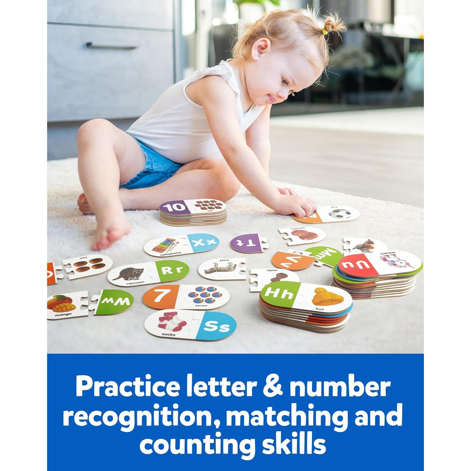 Juego de Emparejamiento del Alfabeto Coogam 36 Piezas Educativo