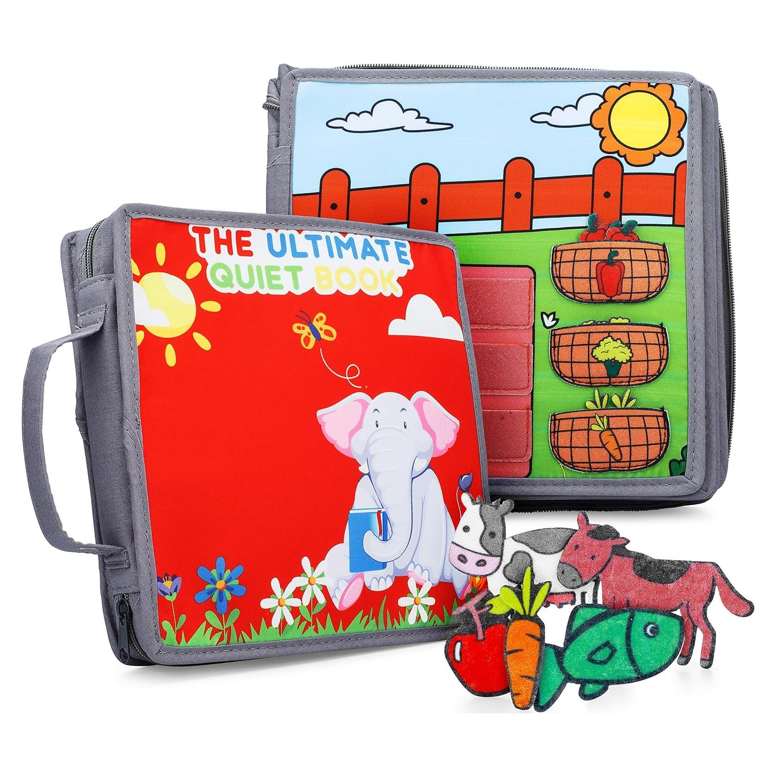 Libro Silencioso Montessori Quiet Book Club - Juguete de Viaje