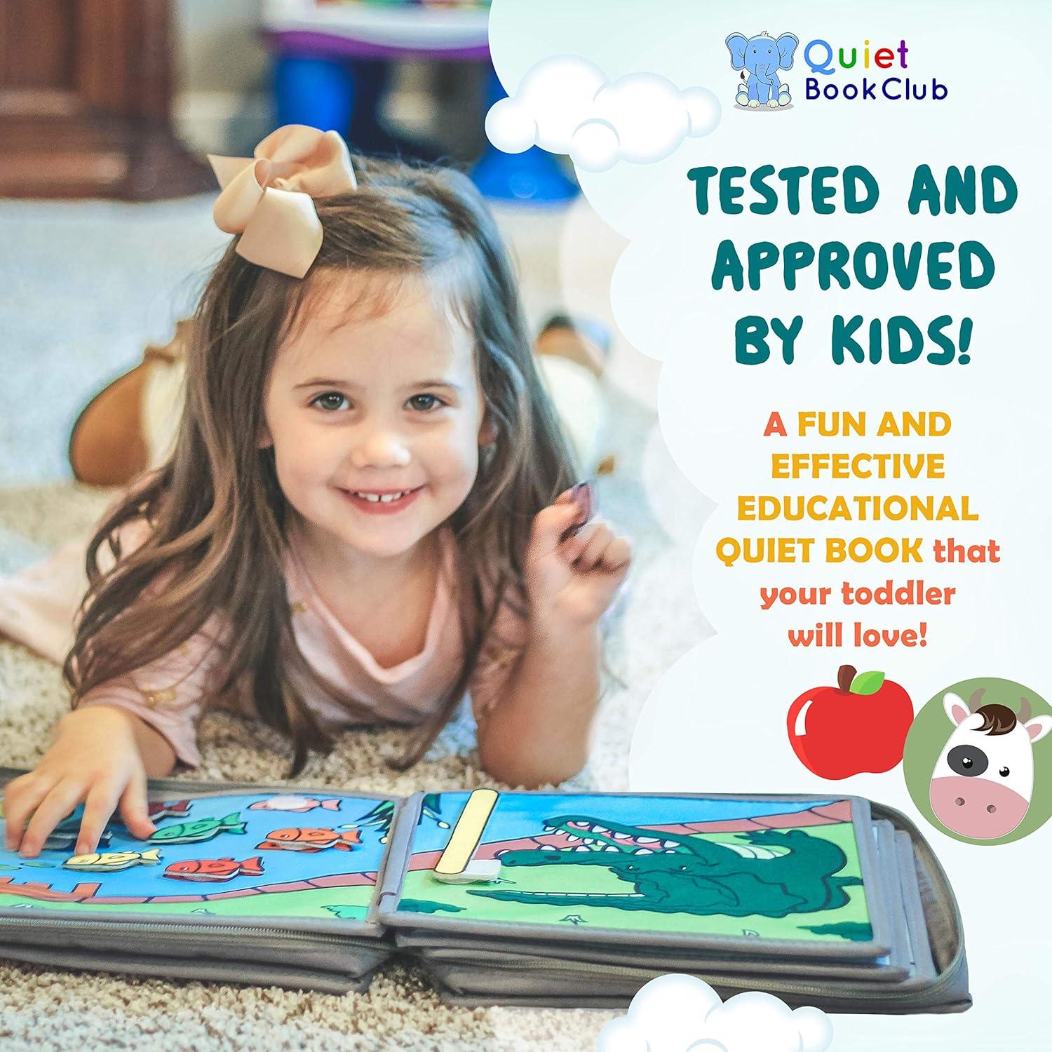 Libro Silencioso Montessori Quiet Book Club - Juguete de Viaje