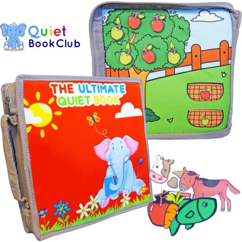 Libro Silencioso Montessori Quiet Book Club - Juguete de Viaje