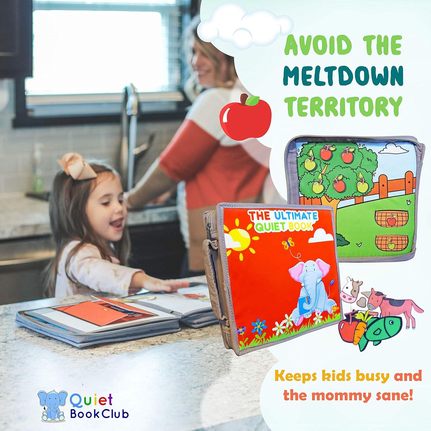 Libro Silencioso Montessori Quiet Book Club - Juguete de Viaje