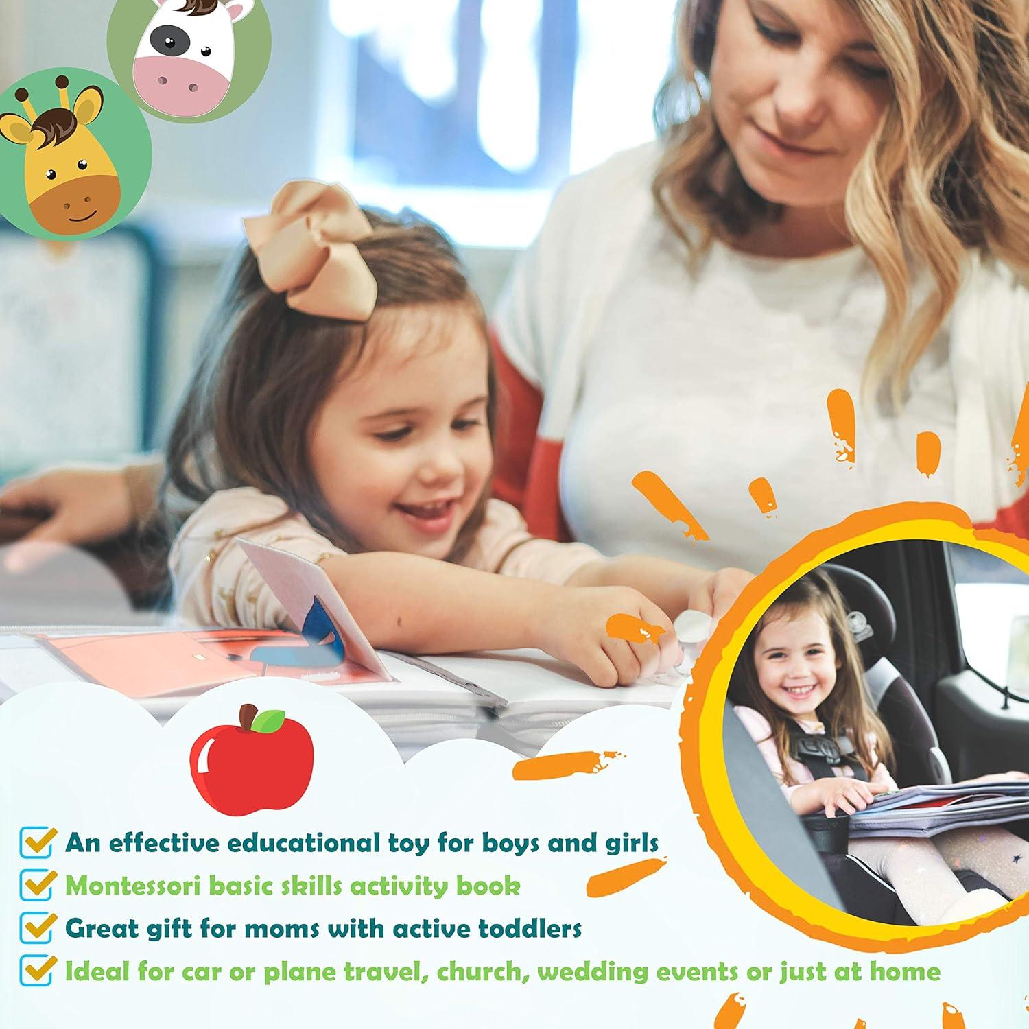 Libro Silencioso Montessori Quiet Book Club - Juguete de Viaje