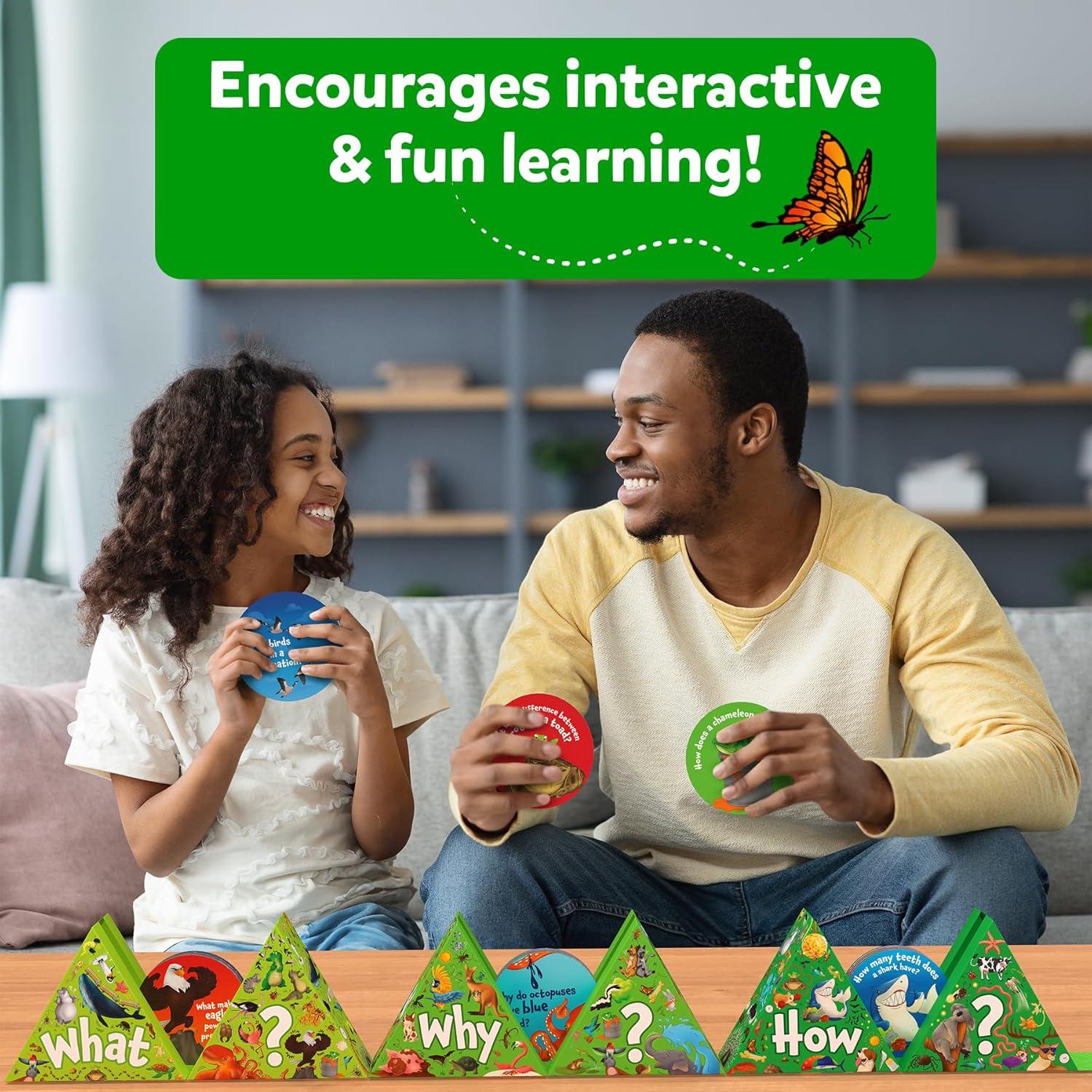 Tarjetas Flash Skillmatics Ciencia Animales - 70 Piezas Educativas