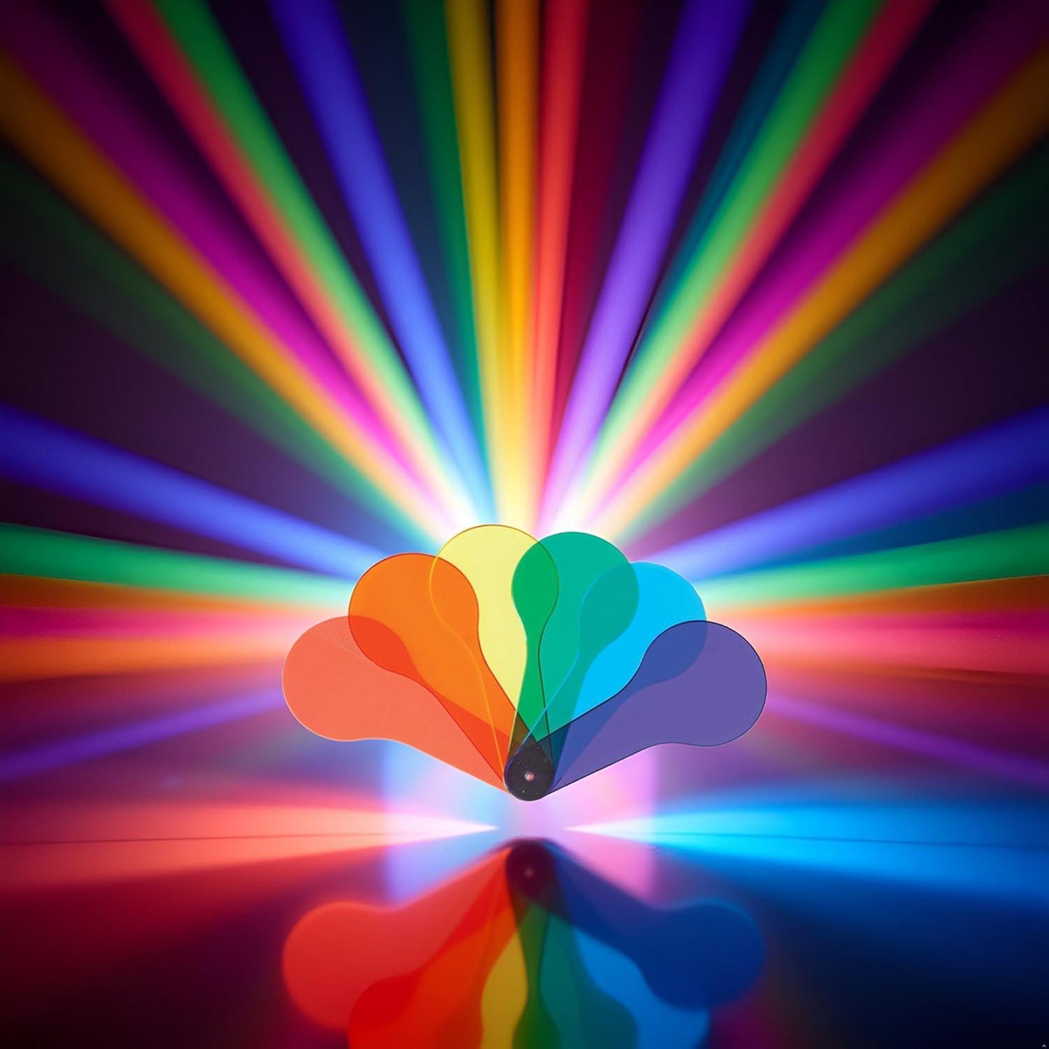 Conjunto de 6 Remos Transparentes de Color JJLFresheners