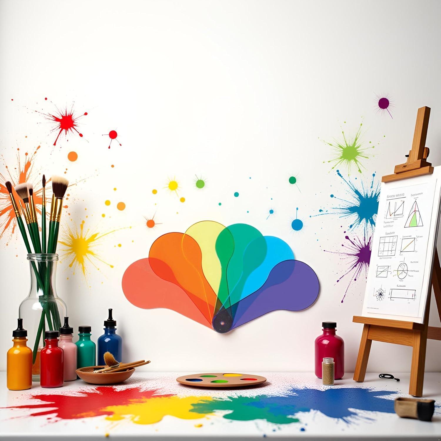 Conjunto de 6 Remos Transparentes de Color JJLFresheners