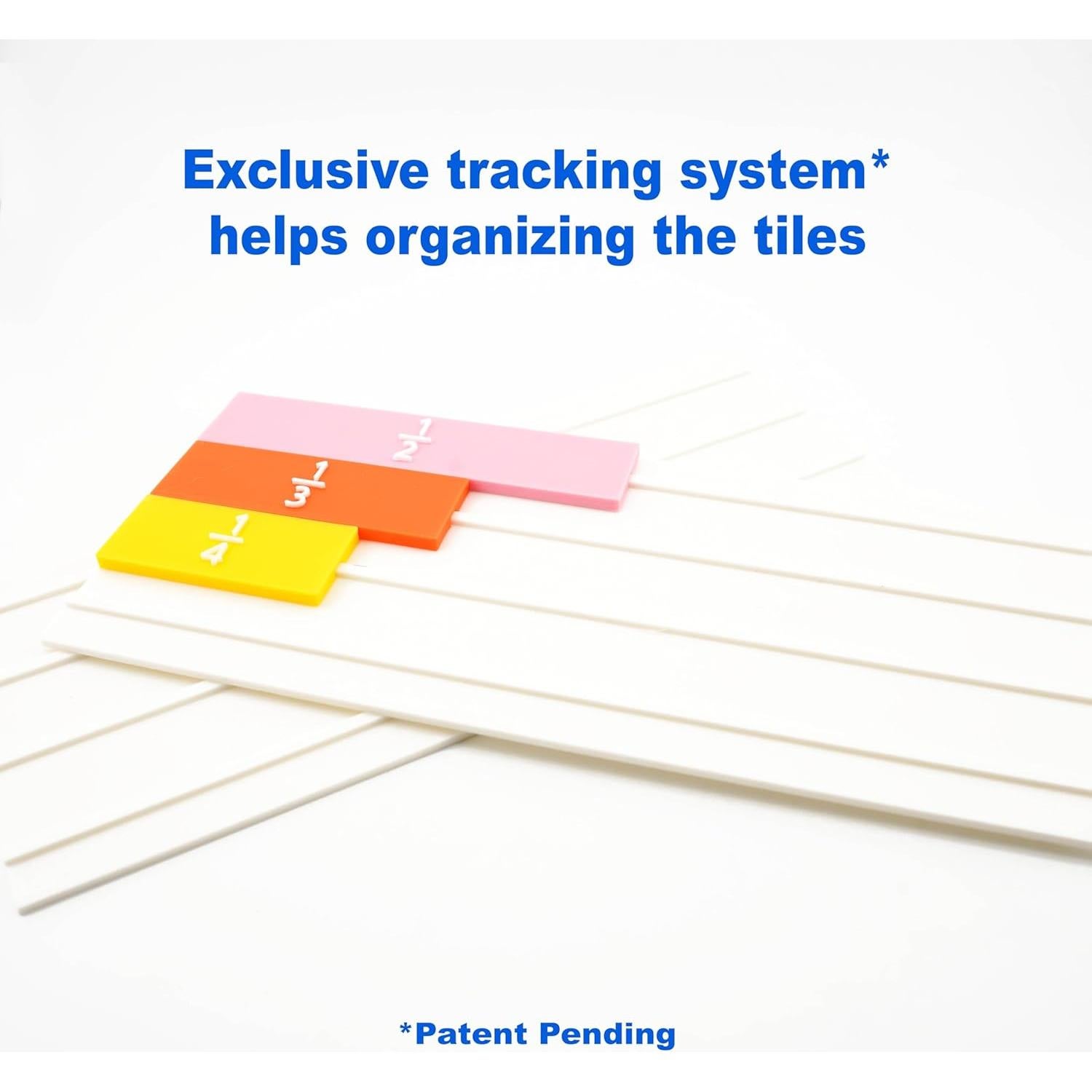 Kit de Azulejos de Fracción Montessori MakerStation - 53 Piezas