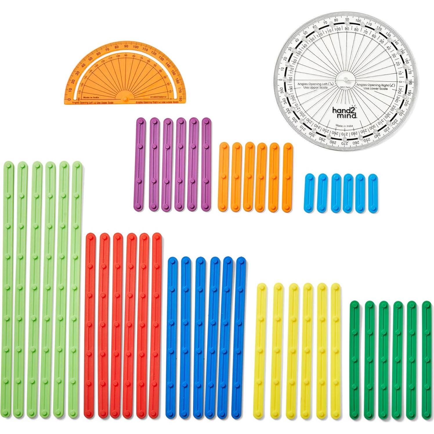 Conjunto de Geometría AngLegs hand2mind para 4 Estudiantes