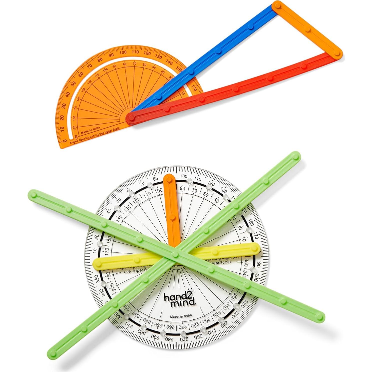 Conjunto de Geometría AngLegs hand2mind para 4 Estudiantes
