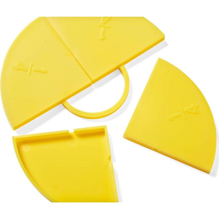 Círculos de Fracciones Hand2mind - Juego de 5 Manipulativos