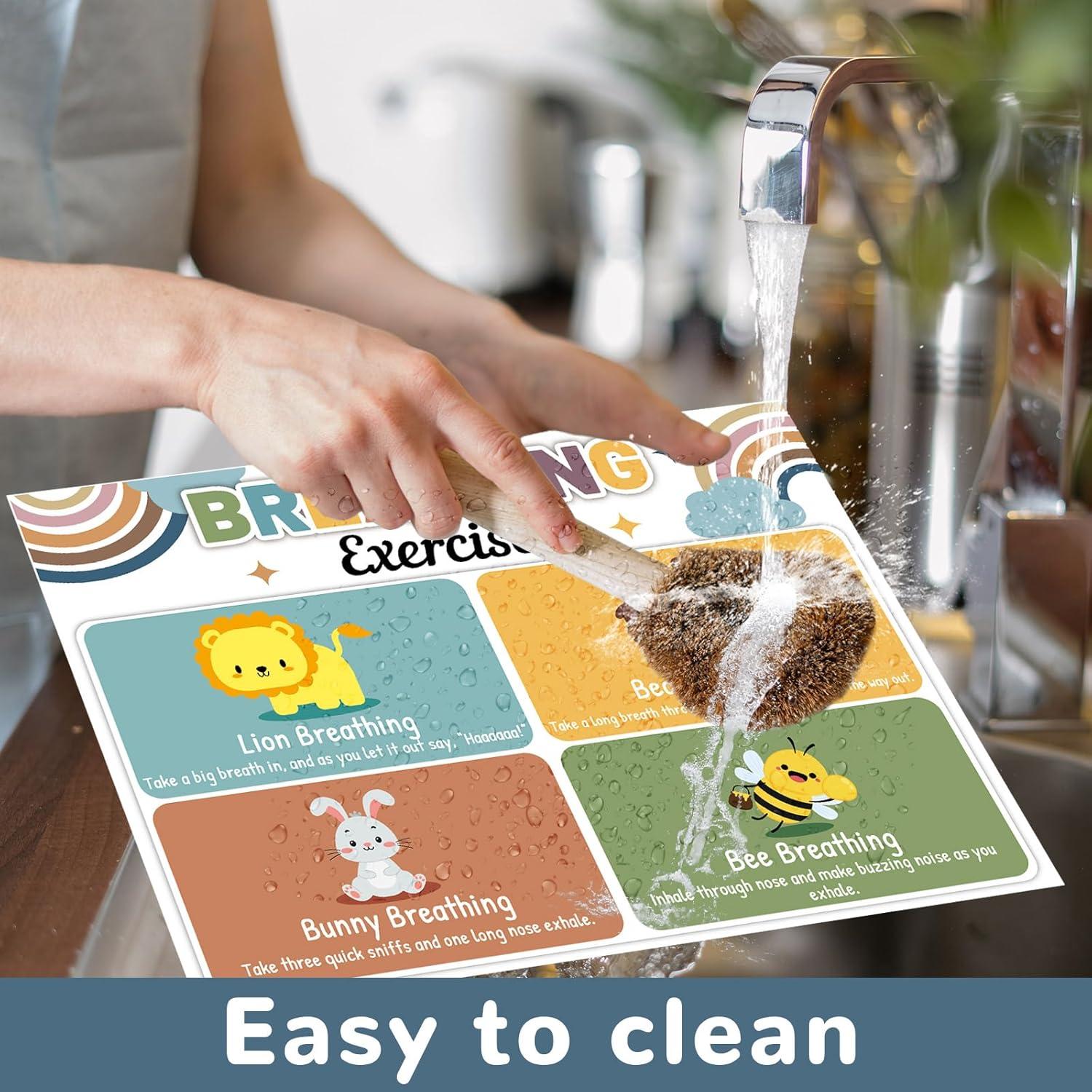 Set de 8 Manteles Educativos Boho OBUSATT 43x32 cm Salud Mental