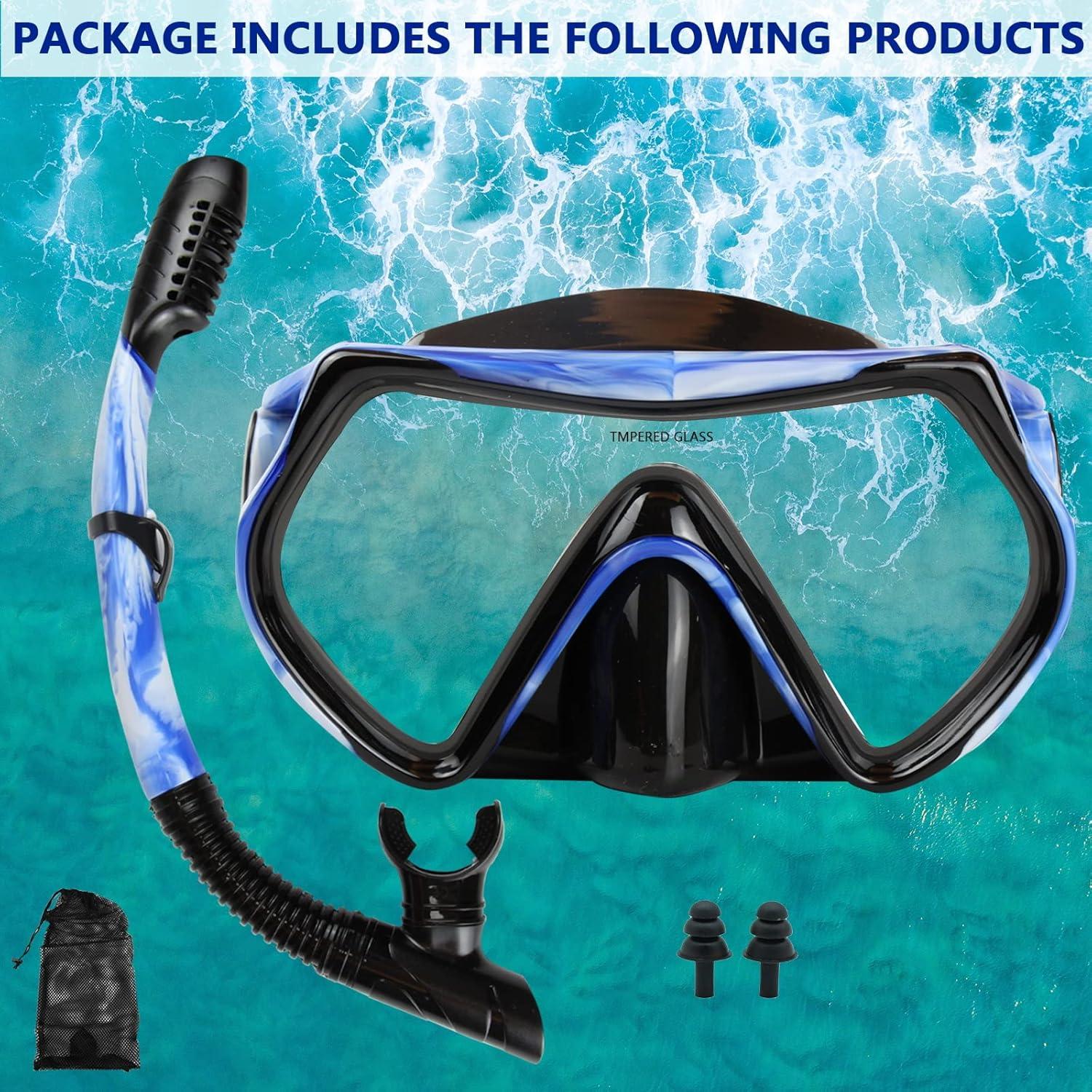 Máscara de Snorkel DIPUKI TC6115 para Adultos y Jóvenes