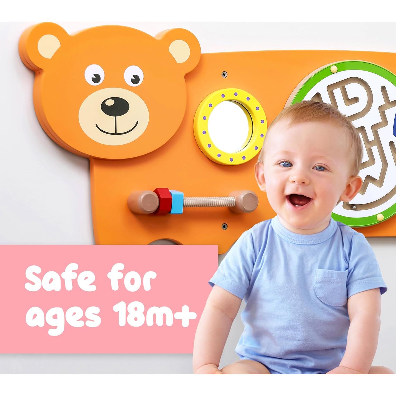 Panel de Actividad Oso Learning Advantage 94x35.6 cm 18m+