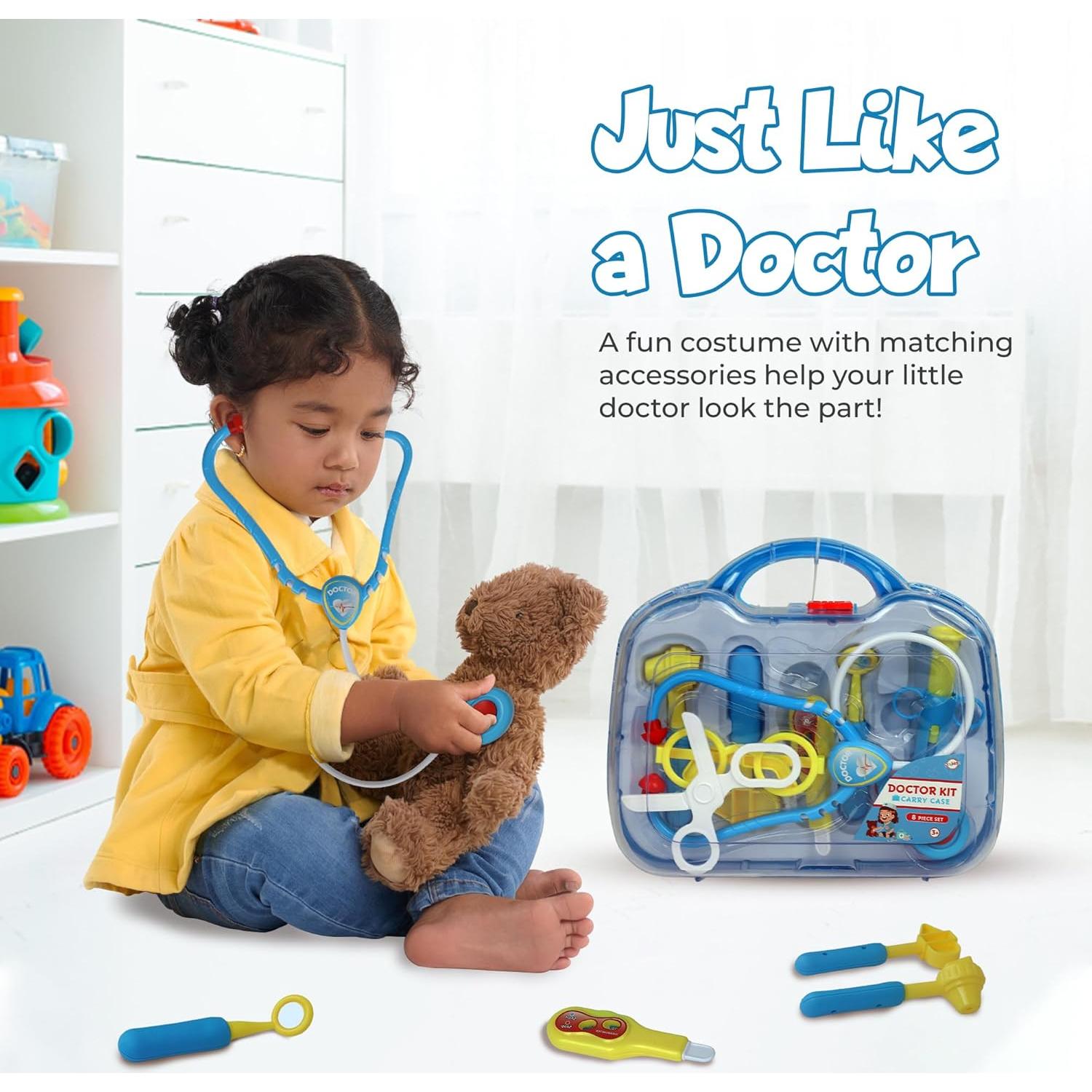 Kit de Doctor para Niños Playkidiz - 8 Piezas Educativas