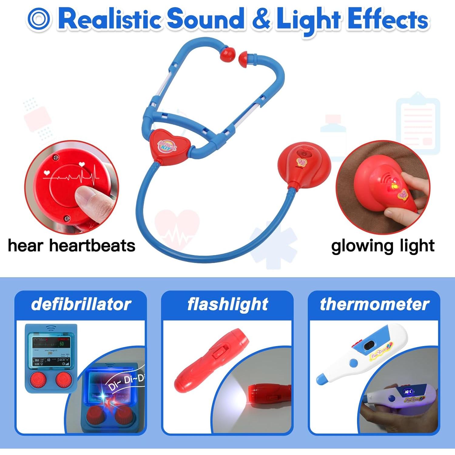 Kit de Doctor para Niños Phobby con Carrito y Disfraz