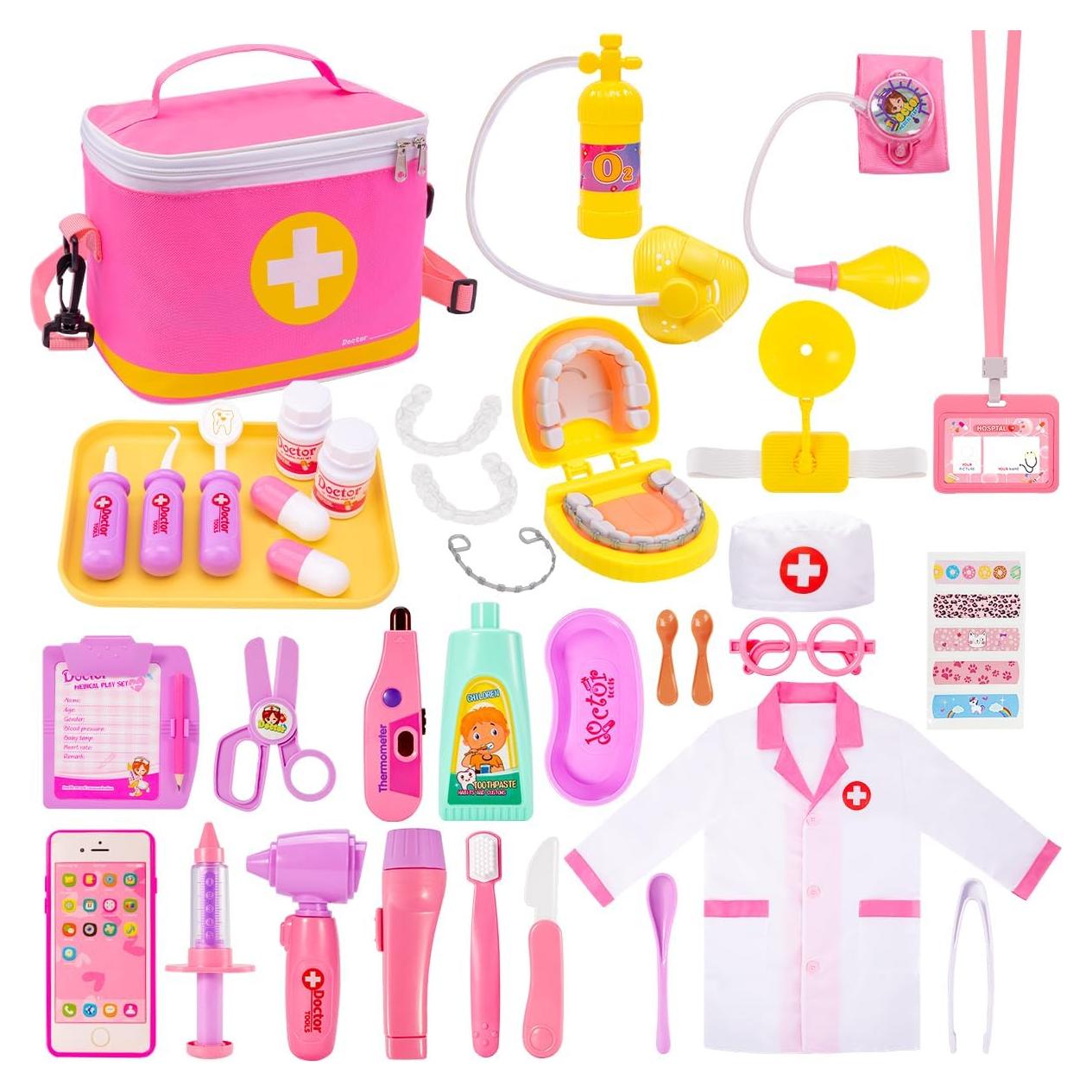 Kit de Juego de Doctor Meland para Niñas 3-6 Años - 32 Piezas