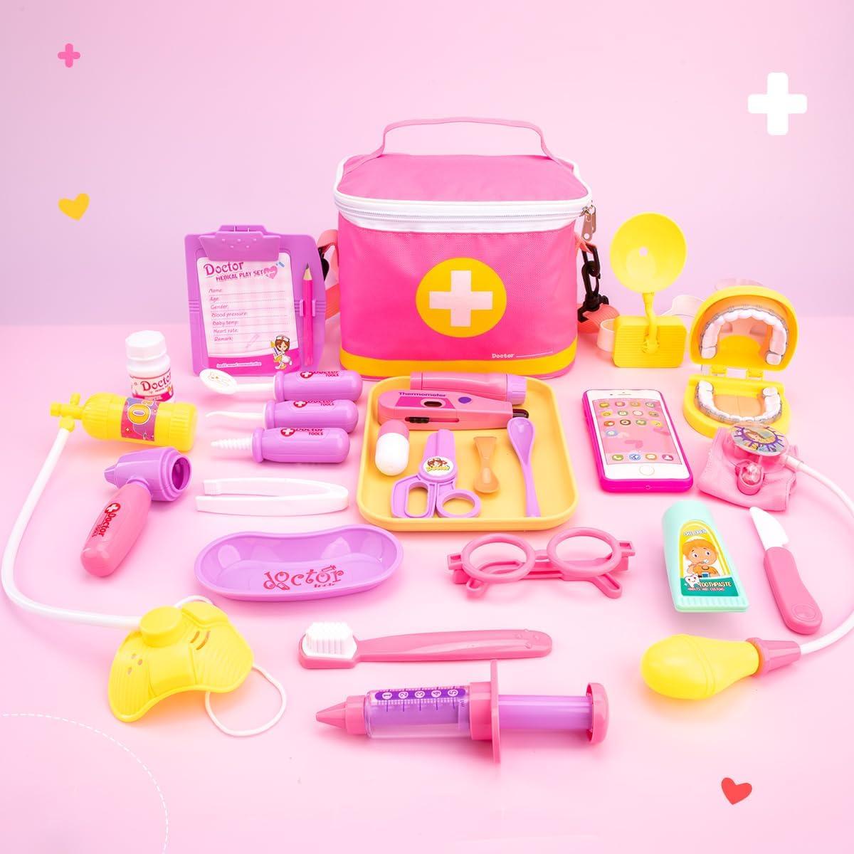 Kit de Juego de Doctor Meland para Niñas 3-6 Años - 32 Piezas