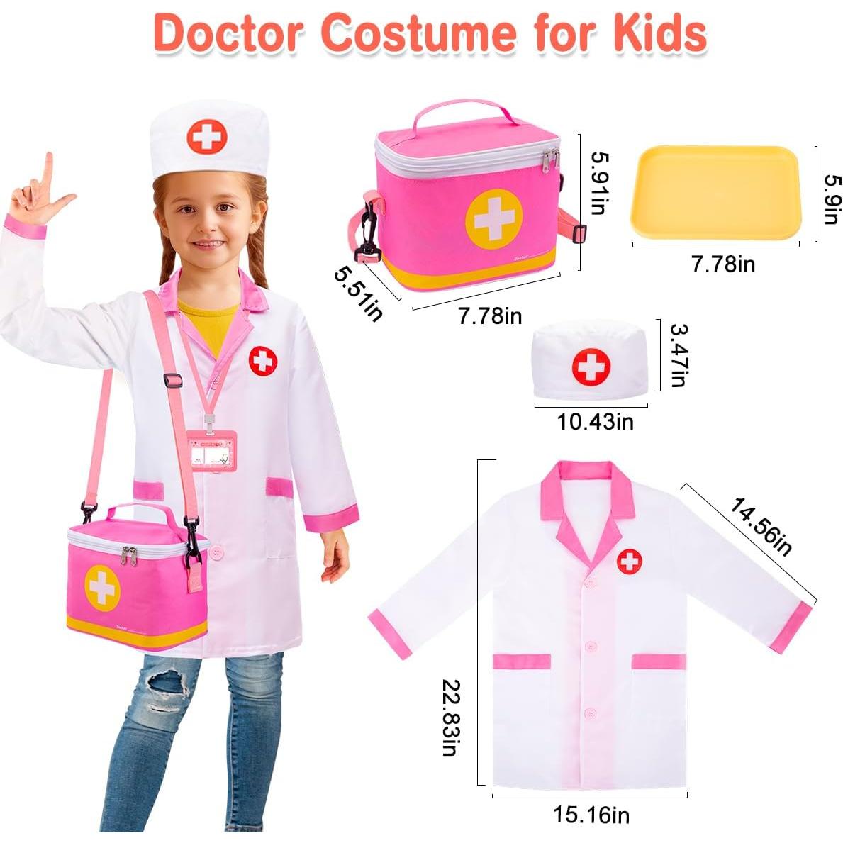 Kit de Juego de Doctor Meland para Niñas 3-6 Años - 32 Piezas