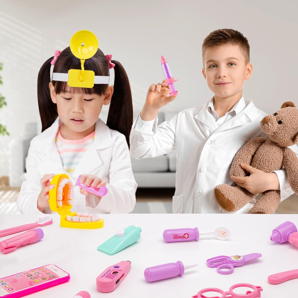 Kit de Juego de Doctor Meland para Niñas 3-6 Años - 32 Piezas