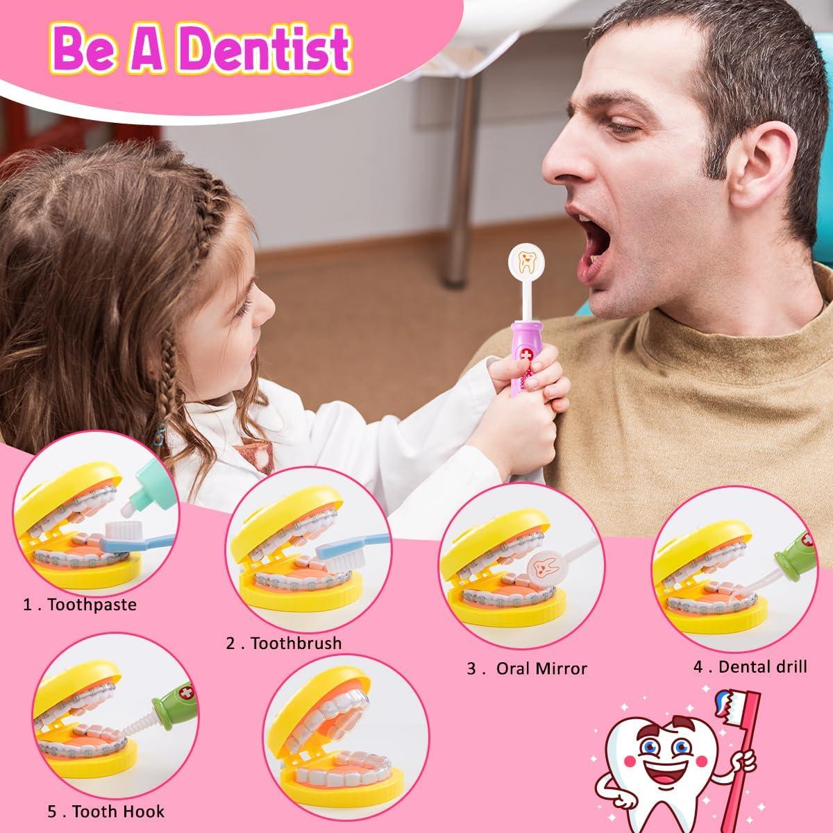 Kit de Juego de Doctor Meland para Niñas 3-6 Años - 32 Piezas