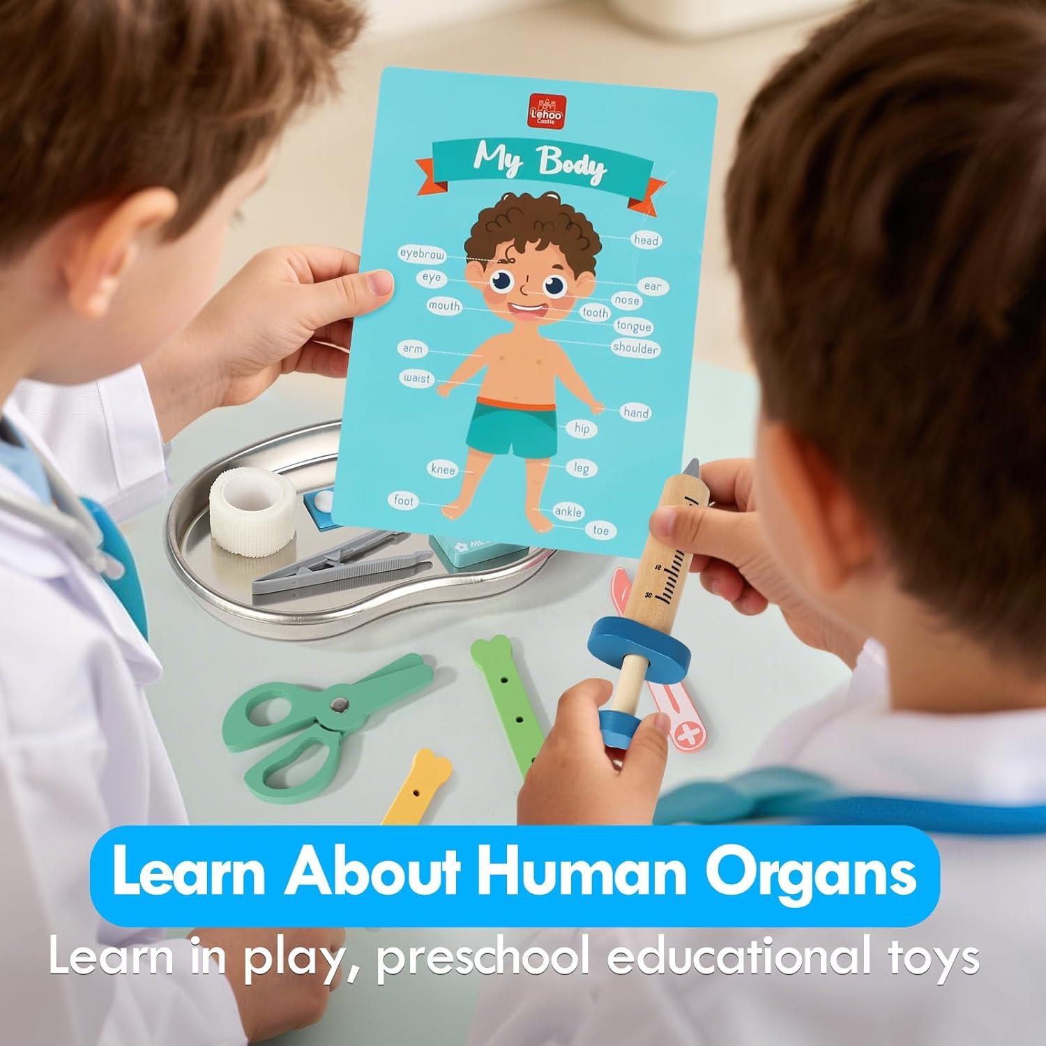 Kit de Doctor Lehoo Castle para Niños 3 a 5 Años - Juego Médico