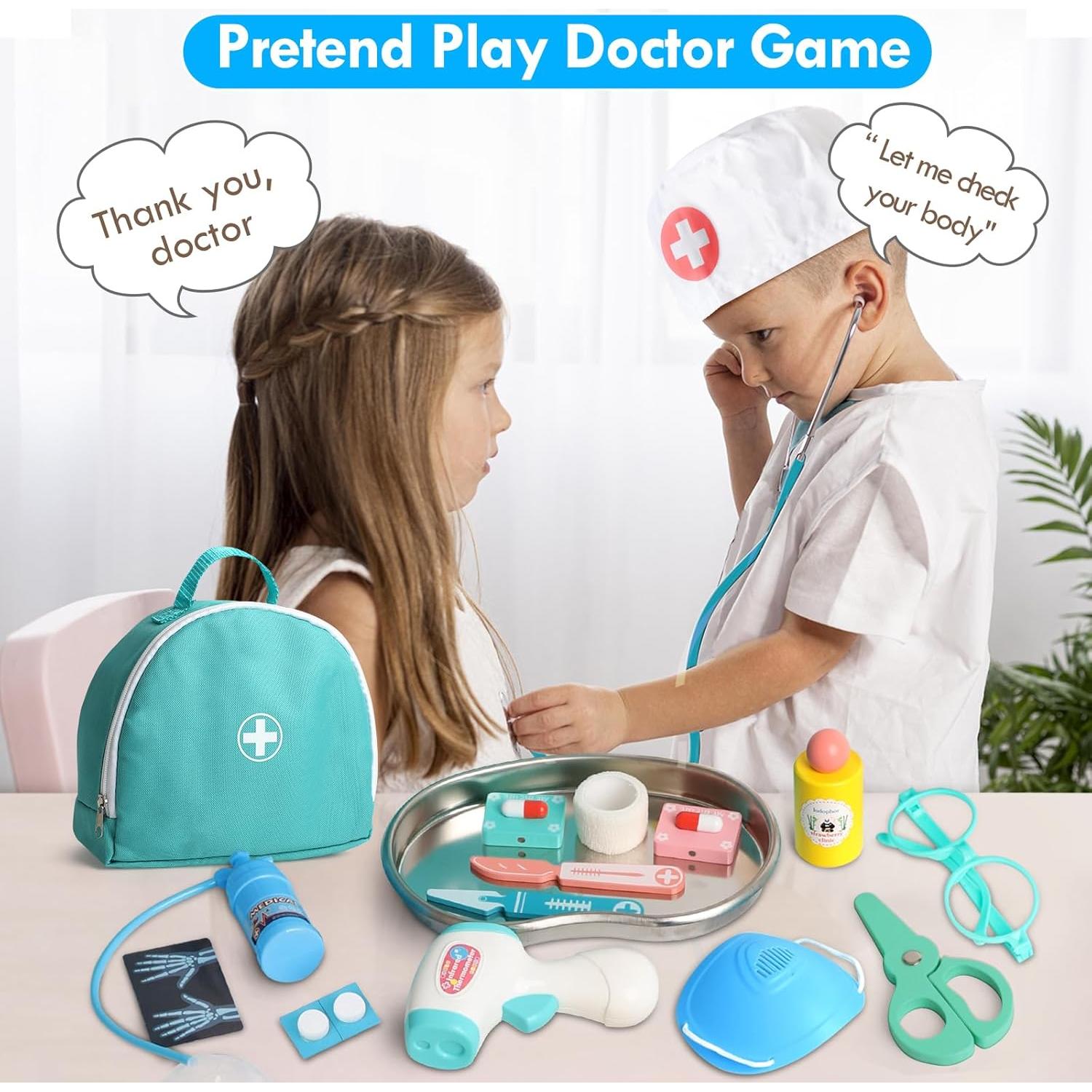 Kit de Doctor Lehoo Castle para Niños 3 a 5 Años - Juego Médico