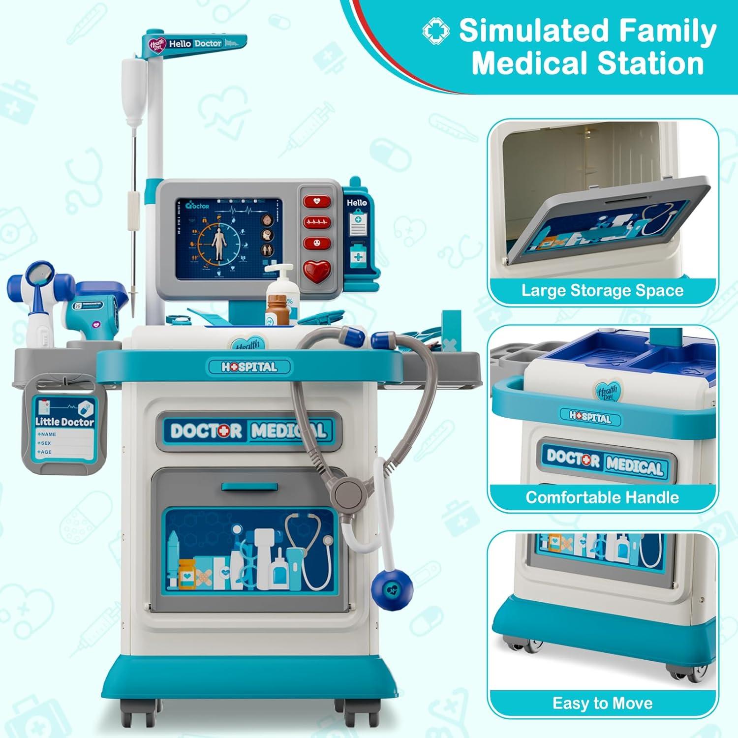 Kit de Doctor AuroTops 26 Piezas Juguete Educativo 3-8 Años