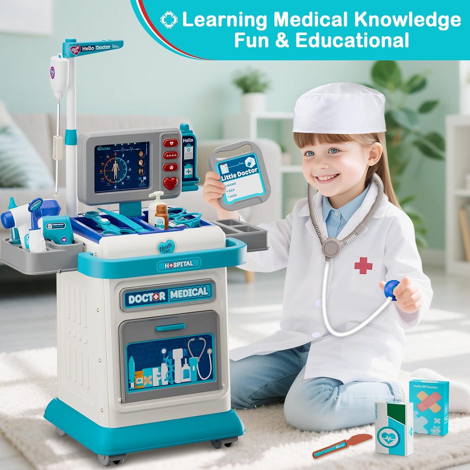 Kit de Doctor AuroTops 26 Piezas Juguete Educativo 3-8 Años