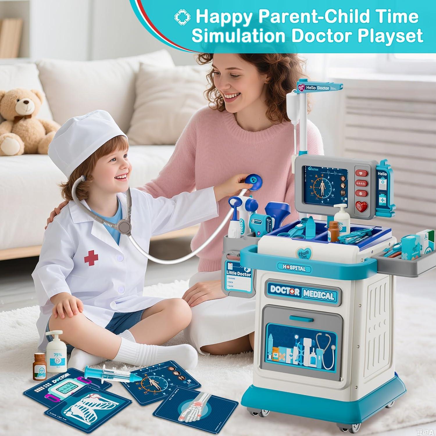 Kit de Doctor AuroTops 26 Piezas Juguete Educativo 3-8 Años