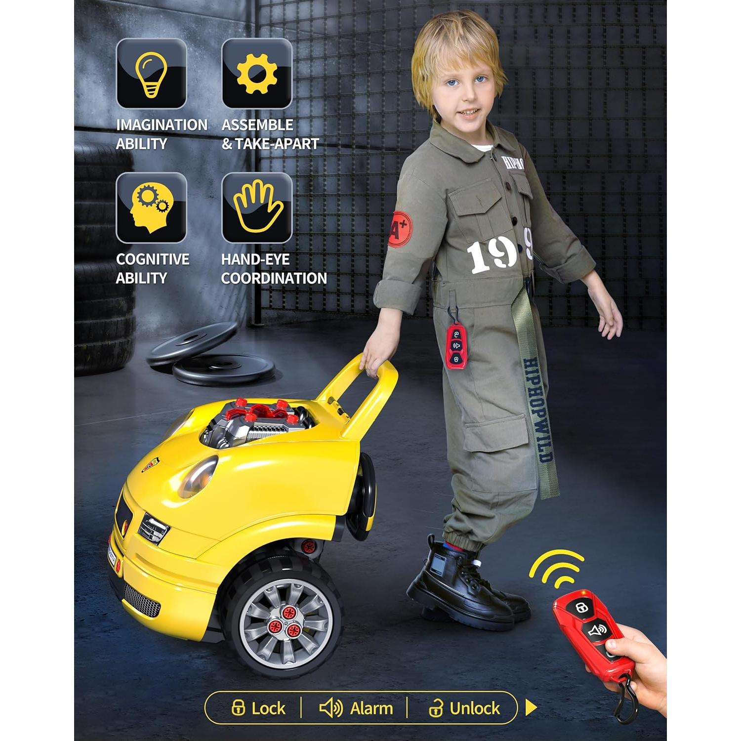 Kit Constructor Camiones Grande Deejoy con Luz y Sonido