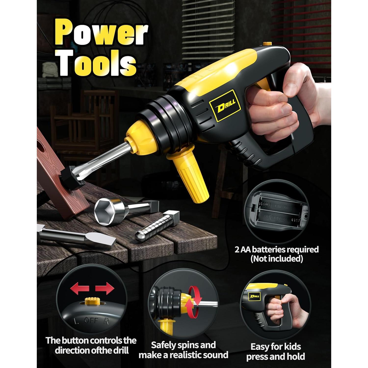 Kit Constructor Camiones Grande Deejoy con Luz y Sonido