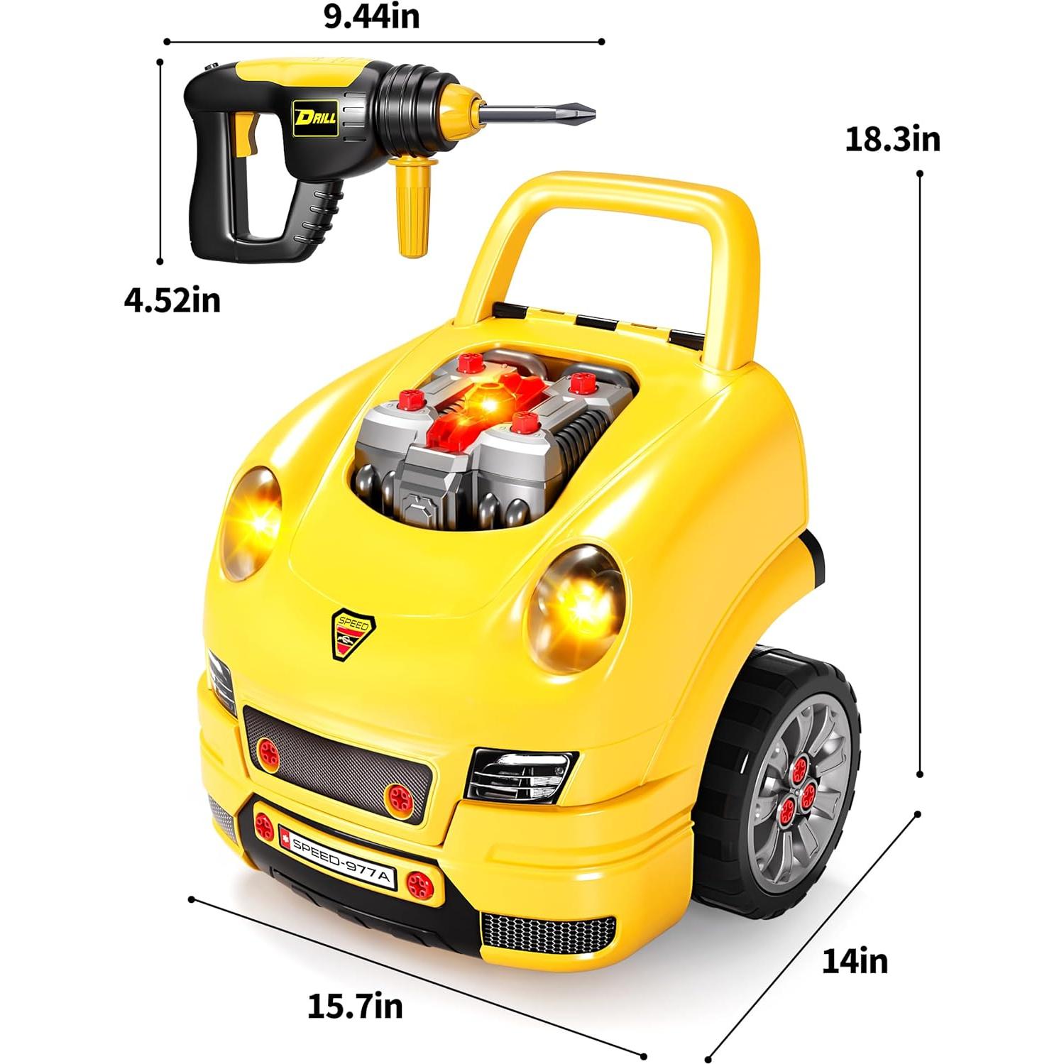 Kit Constructor Camiones Grande Deejoy con Luz y Sonido