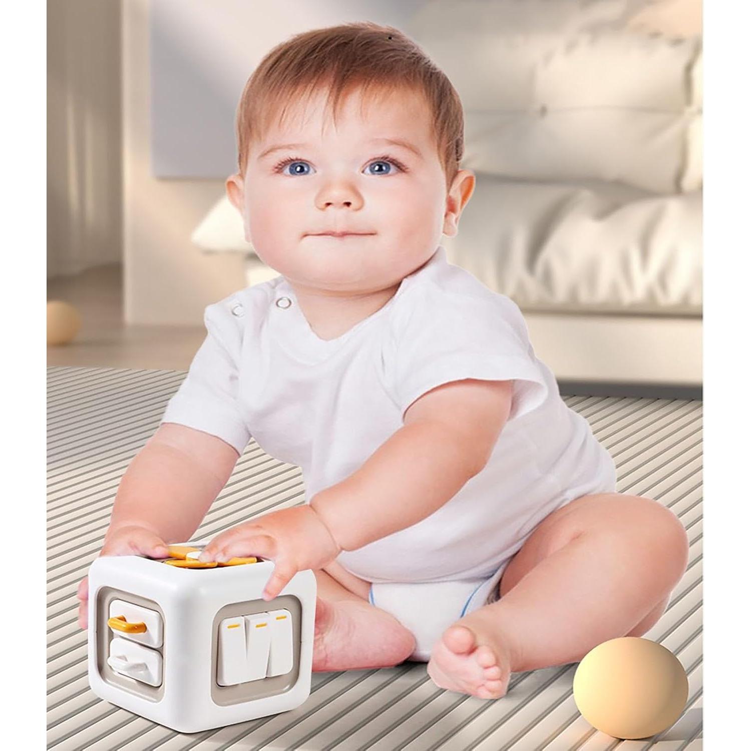 Cubo de Actividad Montessori ZhildChen 6 en 1 Juguete Sensorial