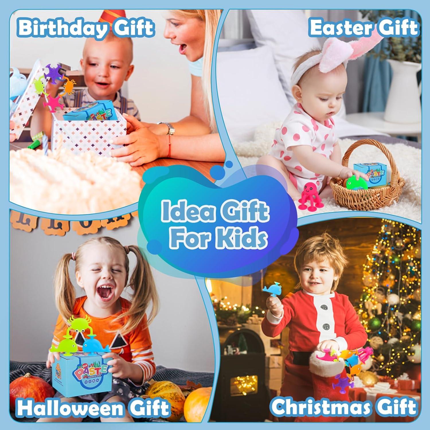 Juguetes de Ventosas Tepear 18 PCS Animales Oceánicos Baño