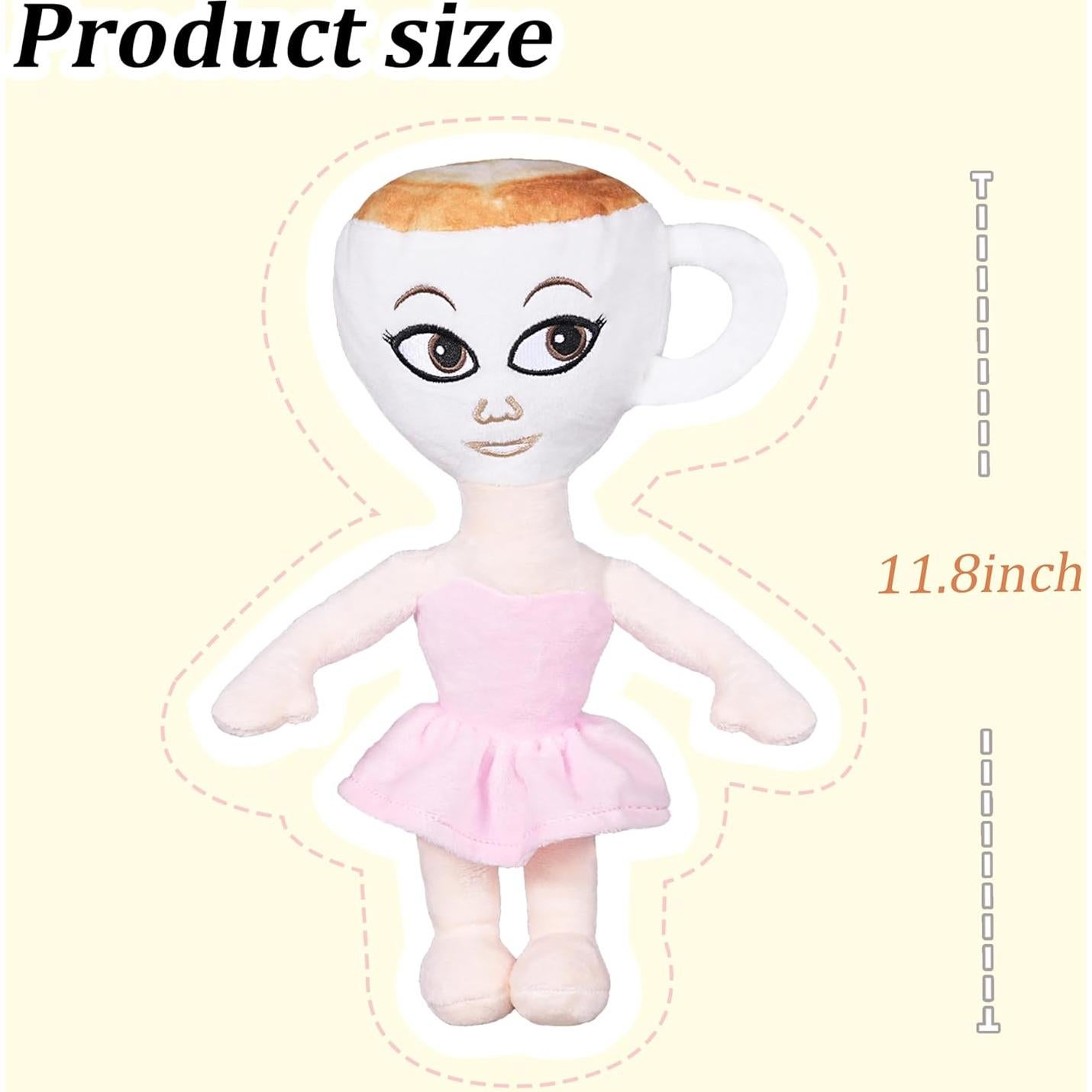 Juego de 2 Peluches Brainrot Italiano - Ballerina y Tralalero