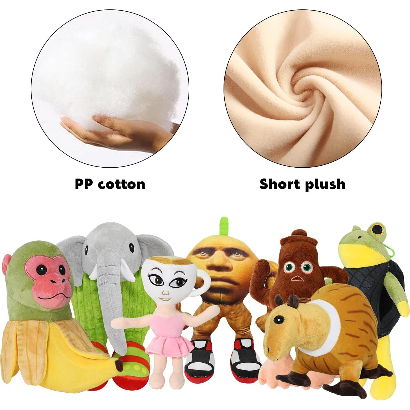 Peluche Cerebro Italiano 7pcs - Regalo Divertido para Niños y Adultos