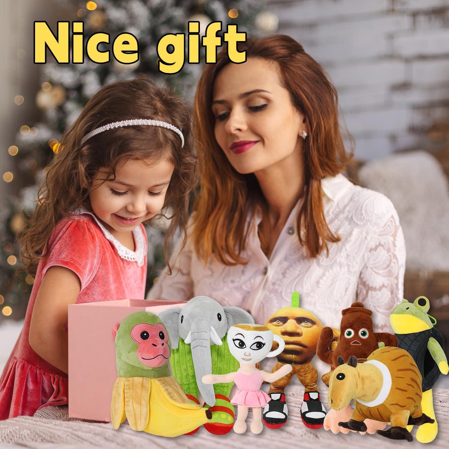 Peluche Cerebro Italiano 7pcs - Regalo Divertido para Niños y Adultos