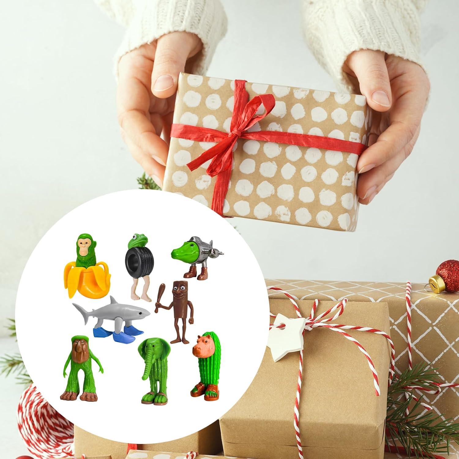 Figuras de Acción Brainrot Italiano 8PCS Coleccionables