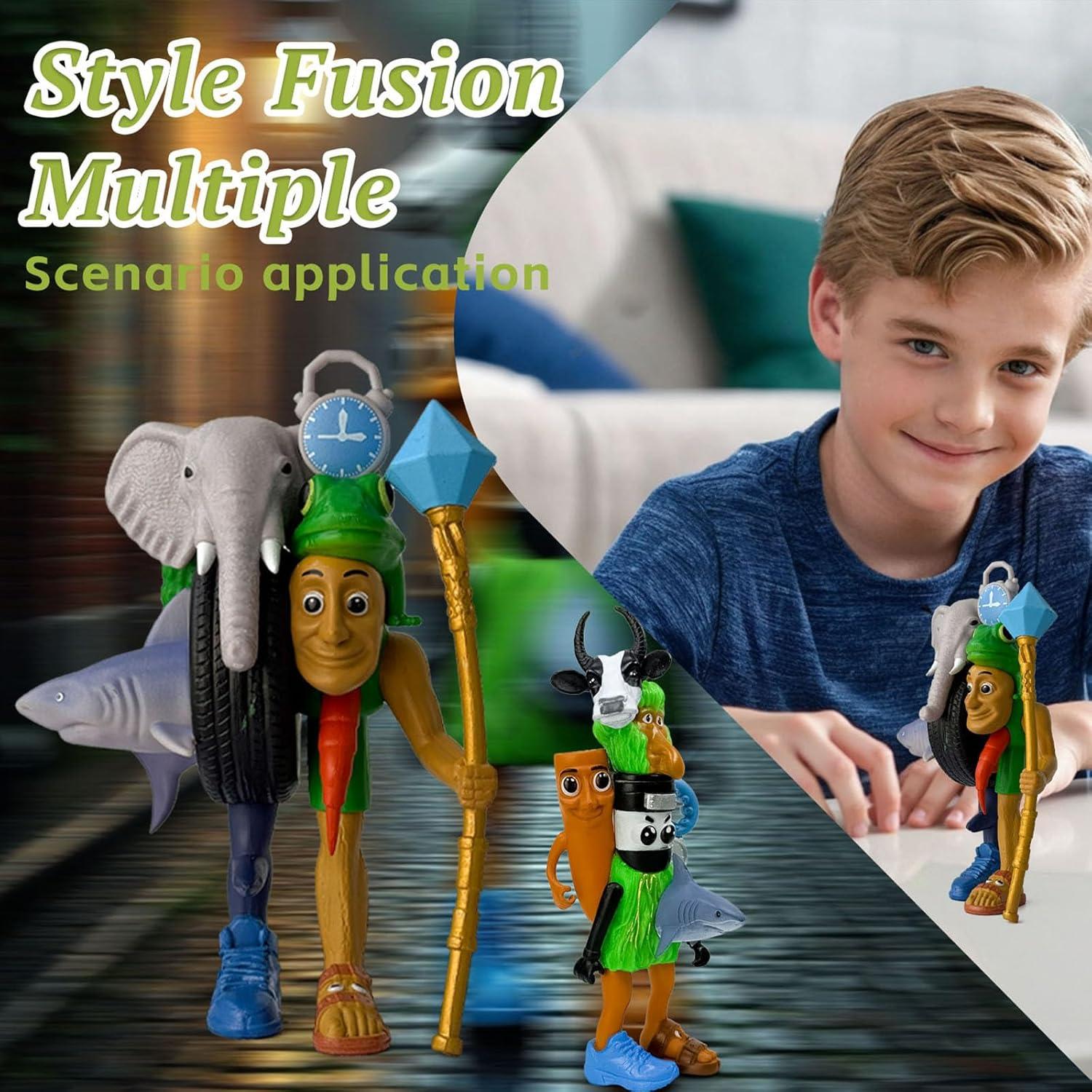 Set de 8 Figuras de Acción Brainrot Italianas - Lomencry