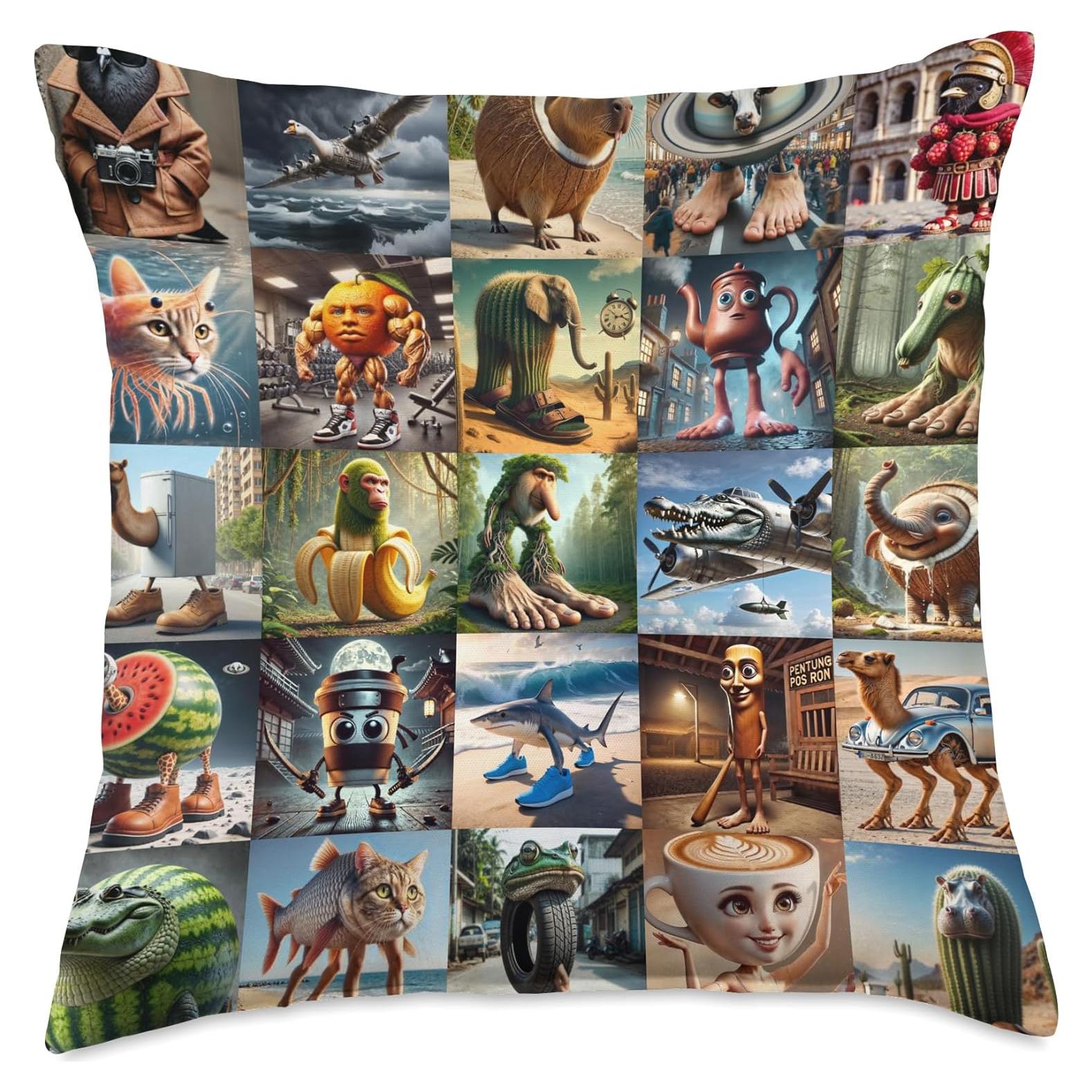 Cojín de lanzamiento para niños 18x18 cm - Merch Template