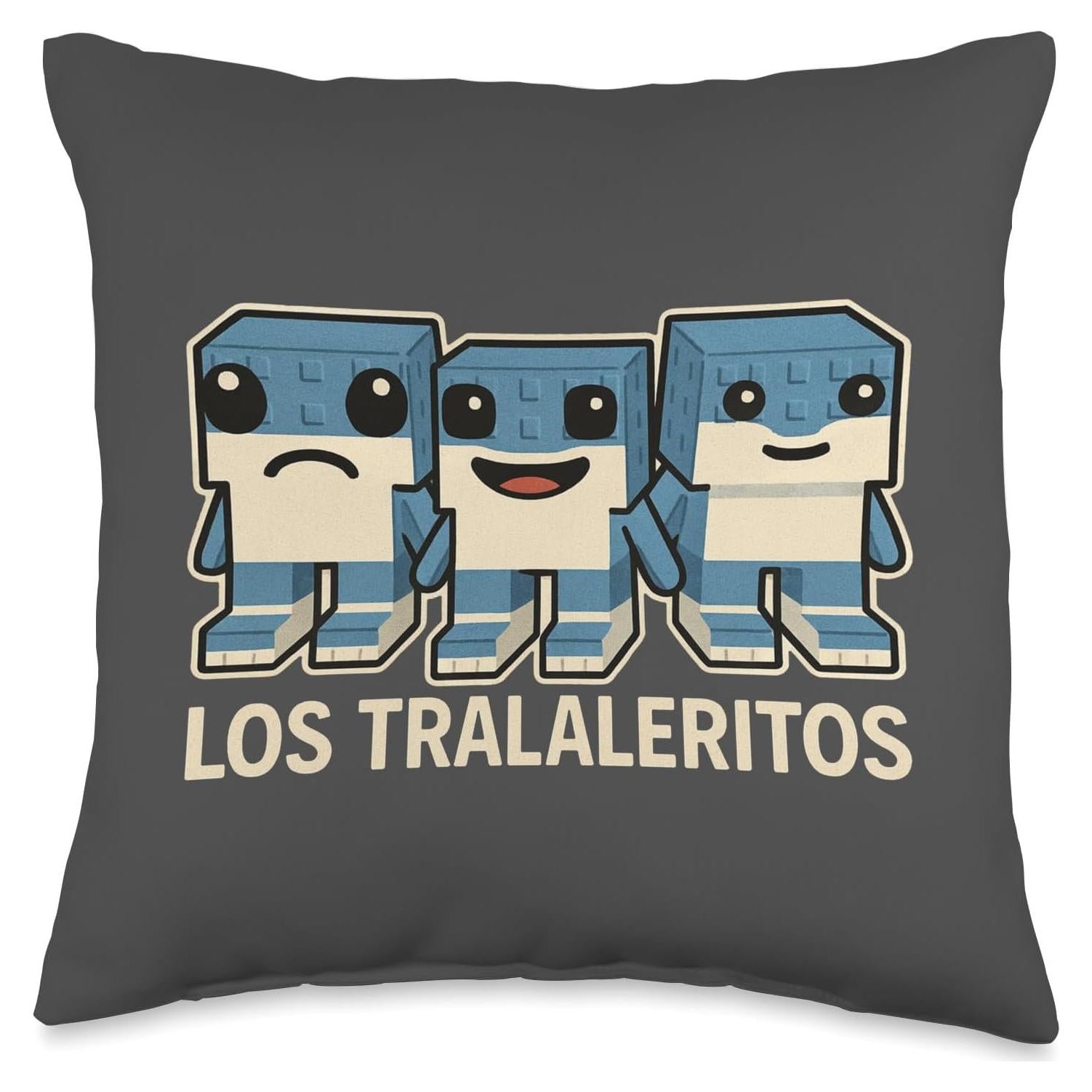 Cojín Tralaleritos 40x40 cm - 100% poliéster, doble cara