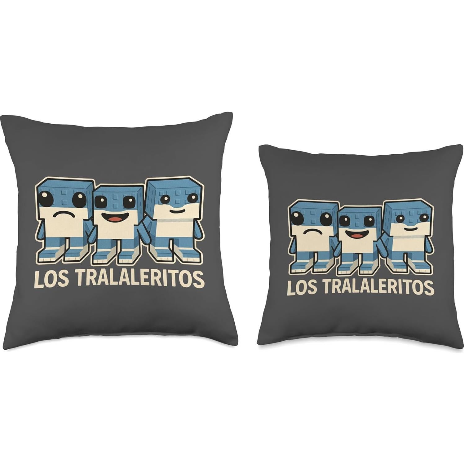 Cojín Tralaleritos 40x40 cm - 100% poliéster, doble cara