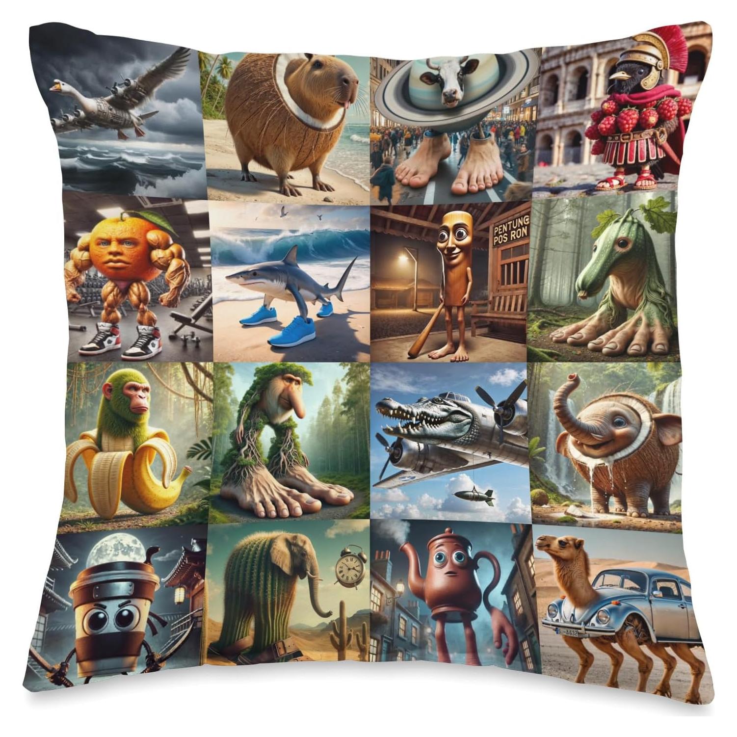 Cojín de lanzamiento para niños 40x40 cm 100% poliéster