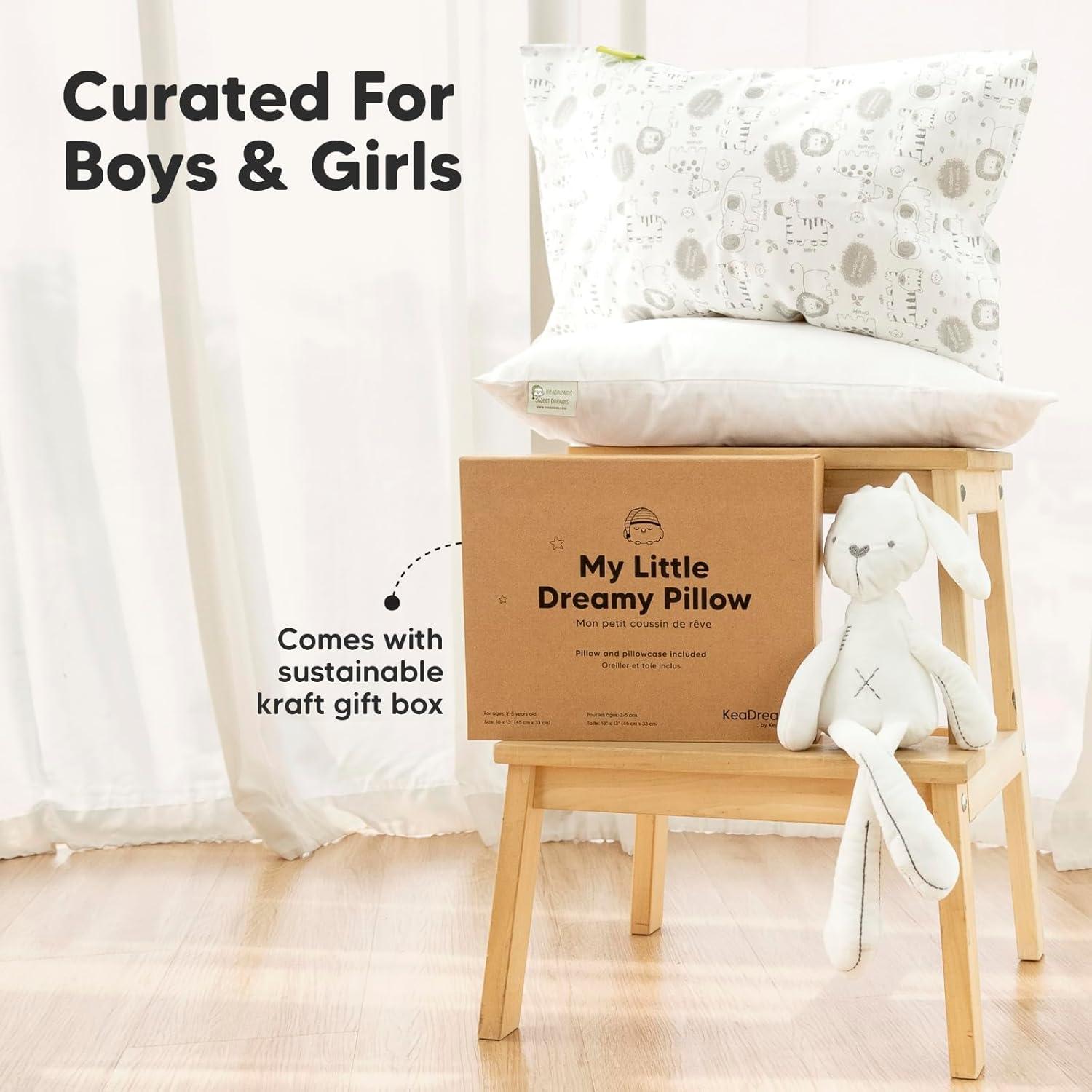 Almohada para Niños Pequeños KeaBabies 33x46 cm Algodón Orgánico